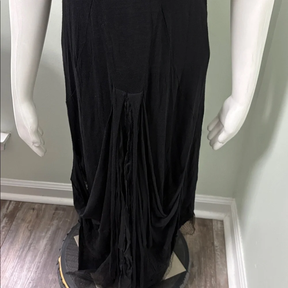 Sharon Wauchob black draped dress small - Picture 4 of 11